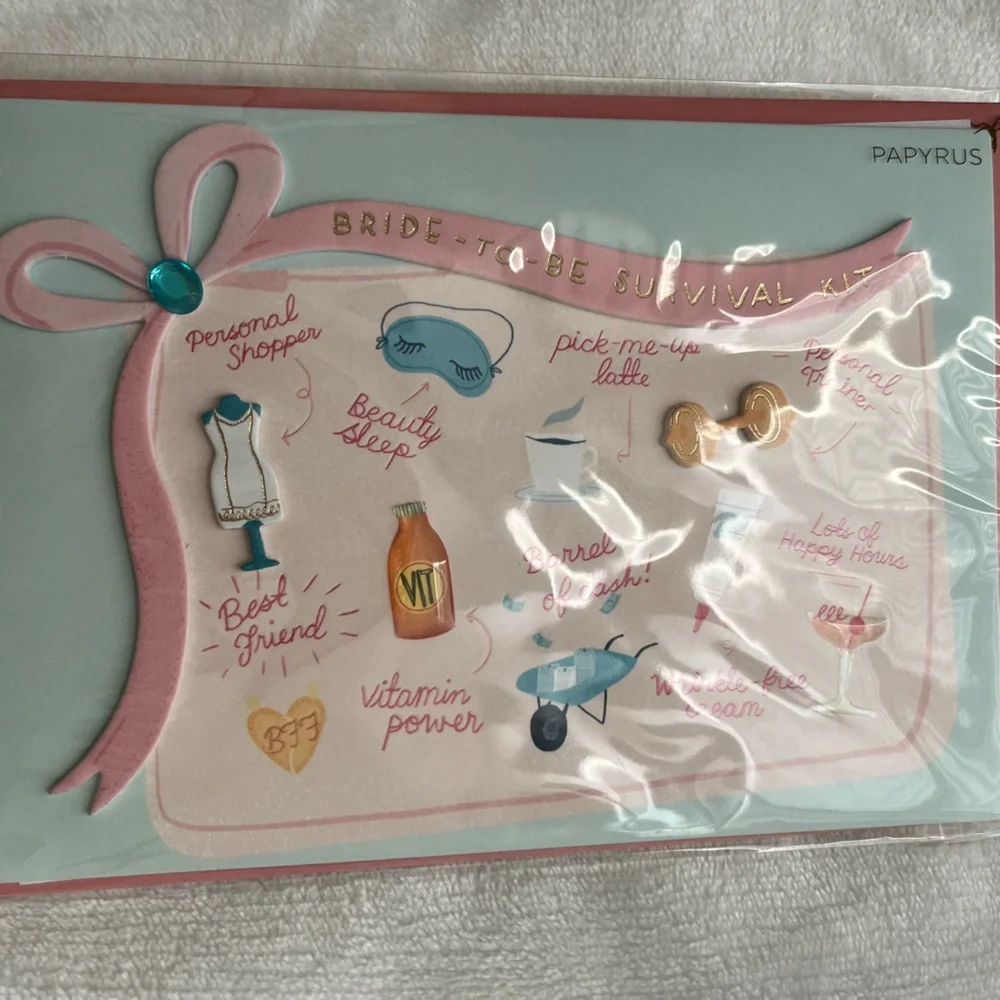 Bridal shower card- NWT *pick 5 for $25 deal